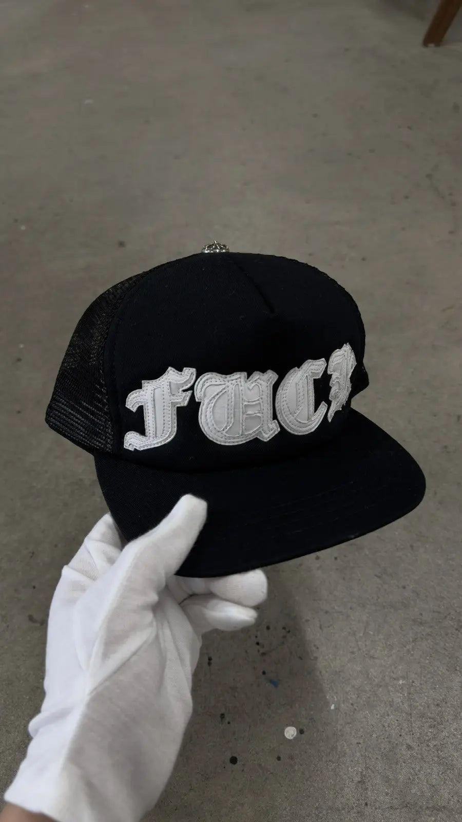 Chrome Hearts Letter-Patch Trucker Hat