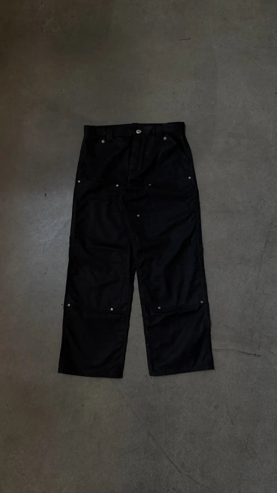 Chrome Hearts Wax Double Knee Carpenter Pants