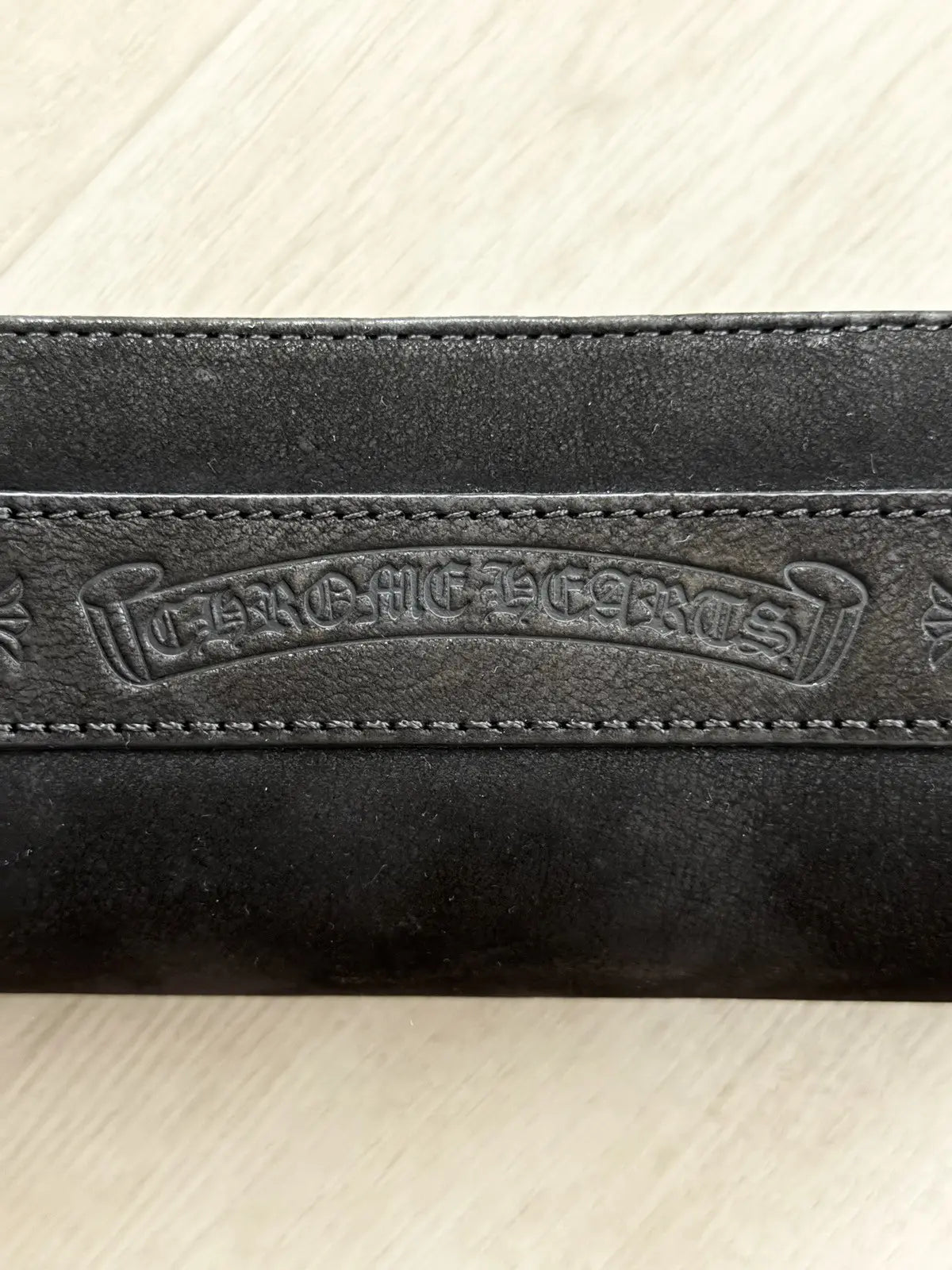 Chrome hearts Suede Leather Sunglasses Case