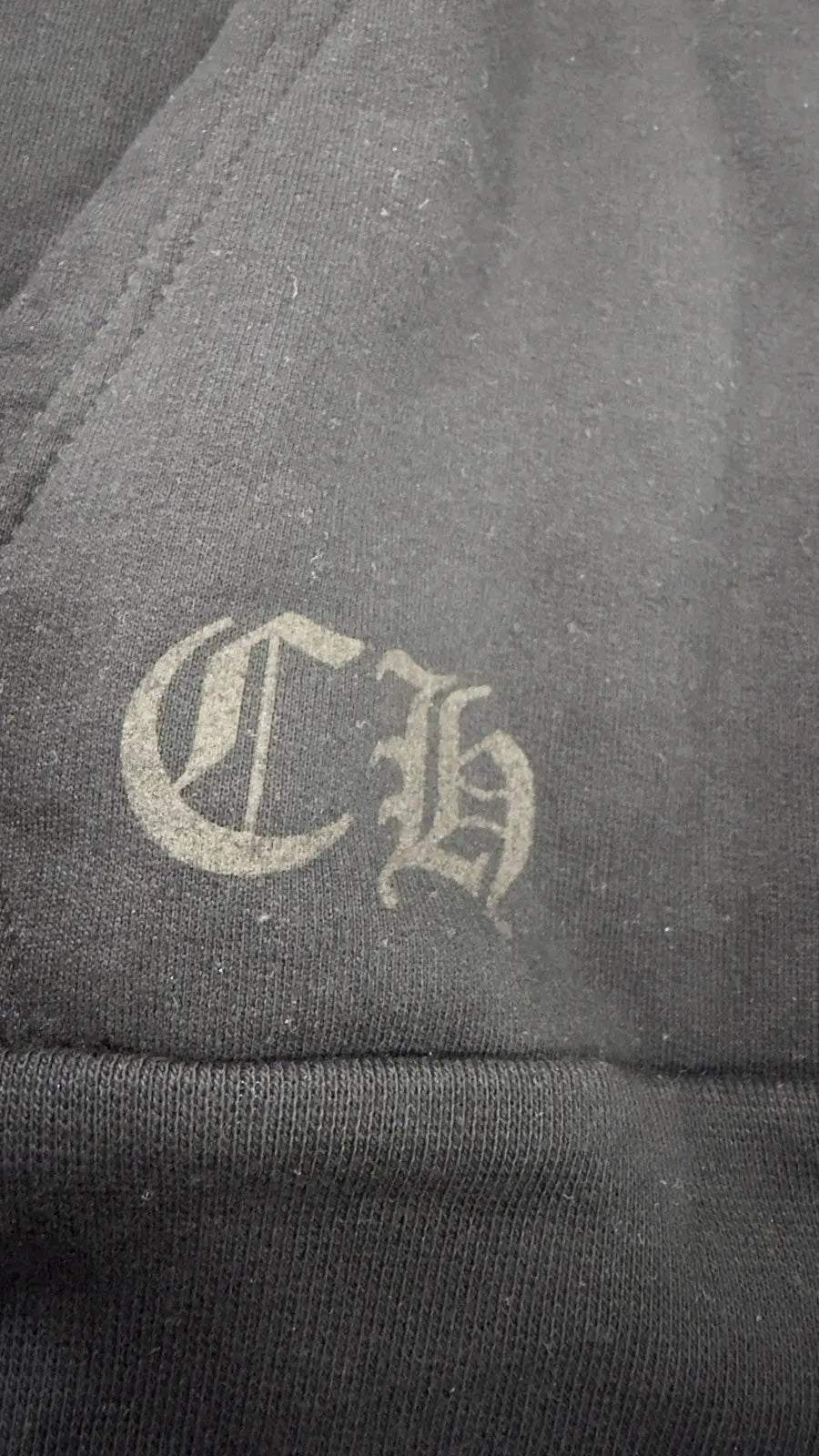 Cannes Exclusive Black Fleur Horseshoe Hoodie