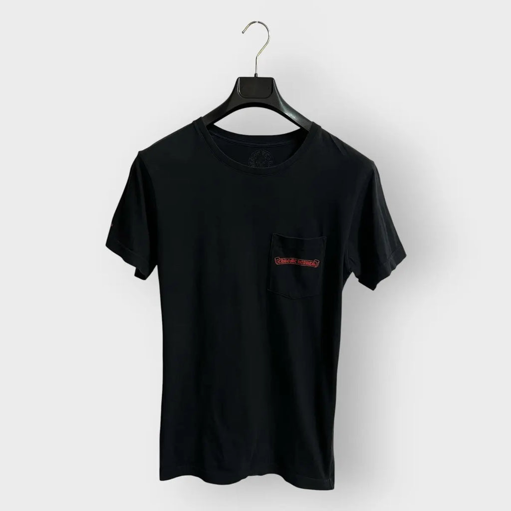 Chrome Hearts Red Horseshoe T-Shirt Black