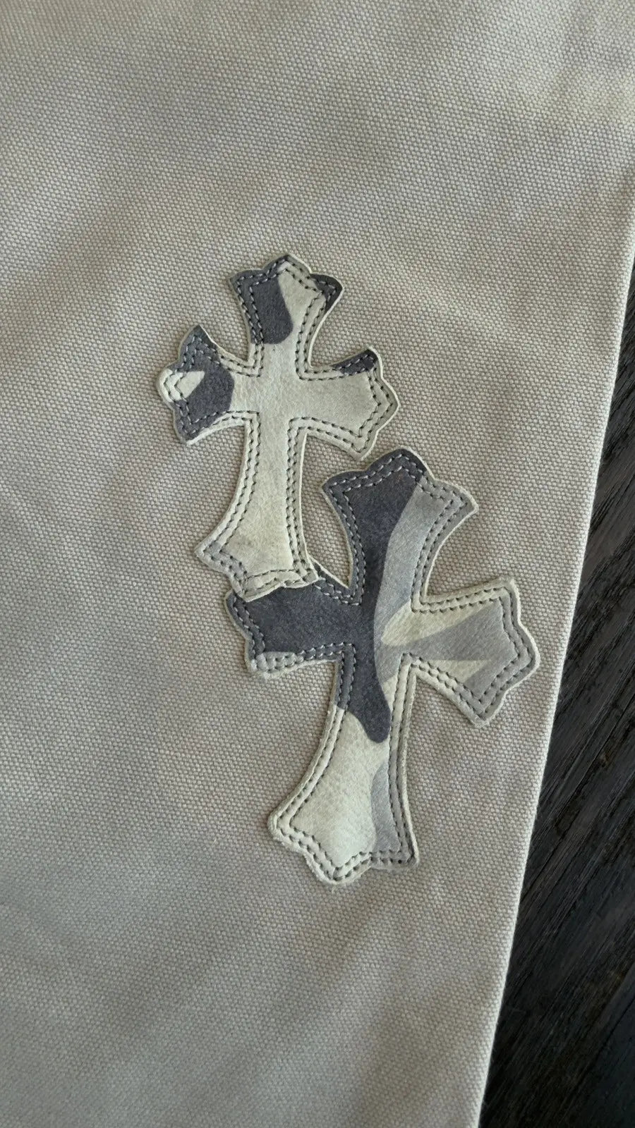 Chrome Hearts Matty Boy Sex Records Cross Patch Pants Size 34 Chrome Hearts