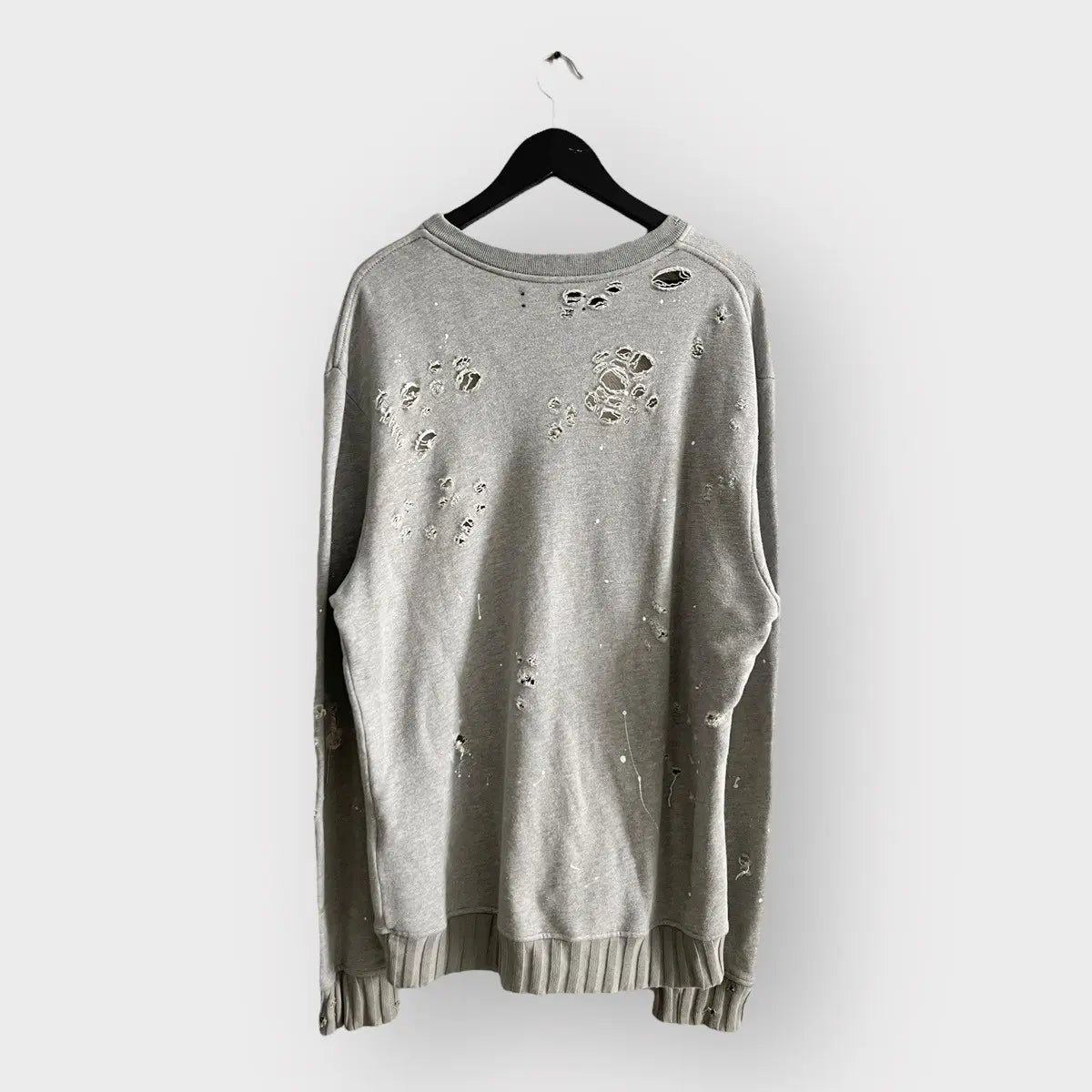 2010s Amiri Logo Shotgun Cashmere Sweatshirt