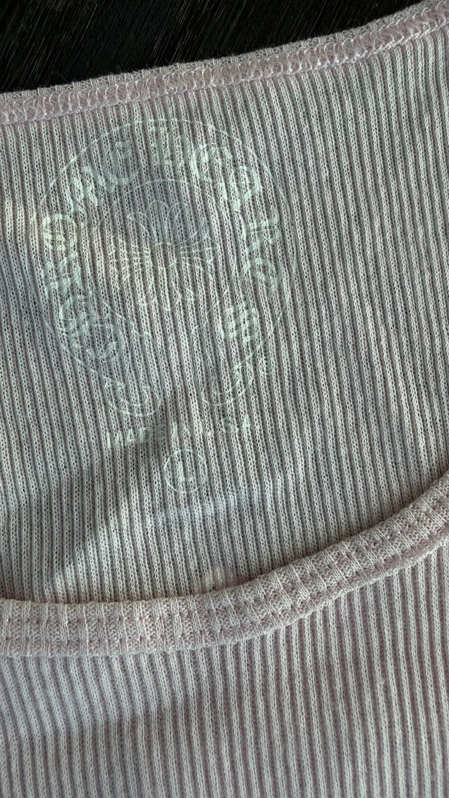 Chrome Hearts Pink T-Bar Rib Tank Top Size L Chrome Hearts