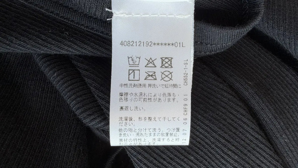 Chrome Hearts Hairy Cross Rib Tank Top in Black Size M Chrome Hearts