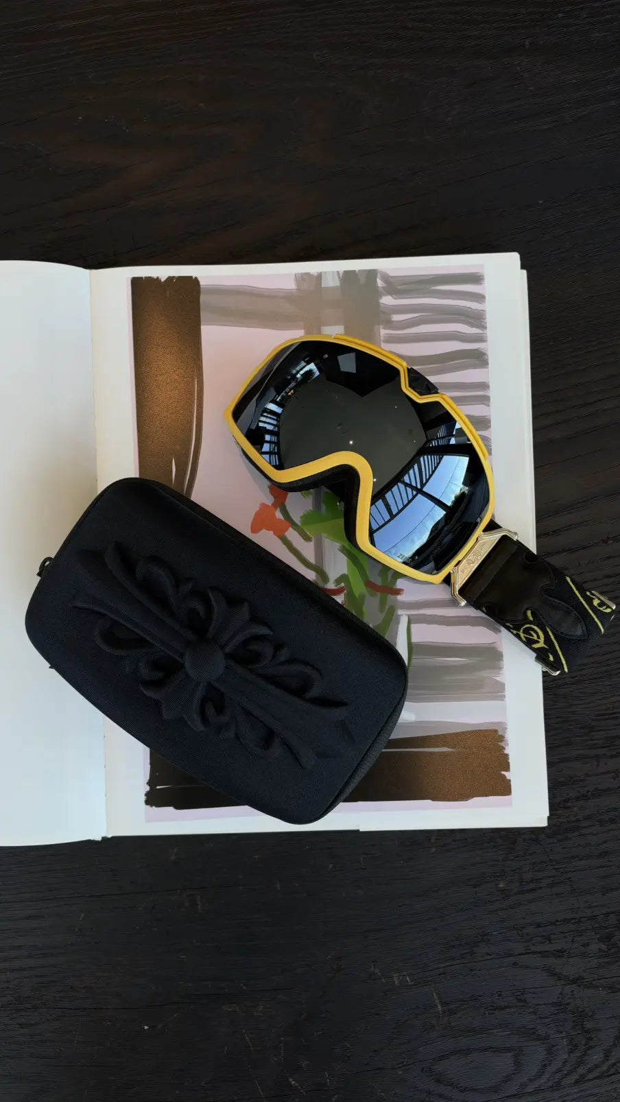 Chrome Hearts "Silver Morning" Ski Goggles Chrome Hearts