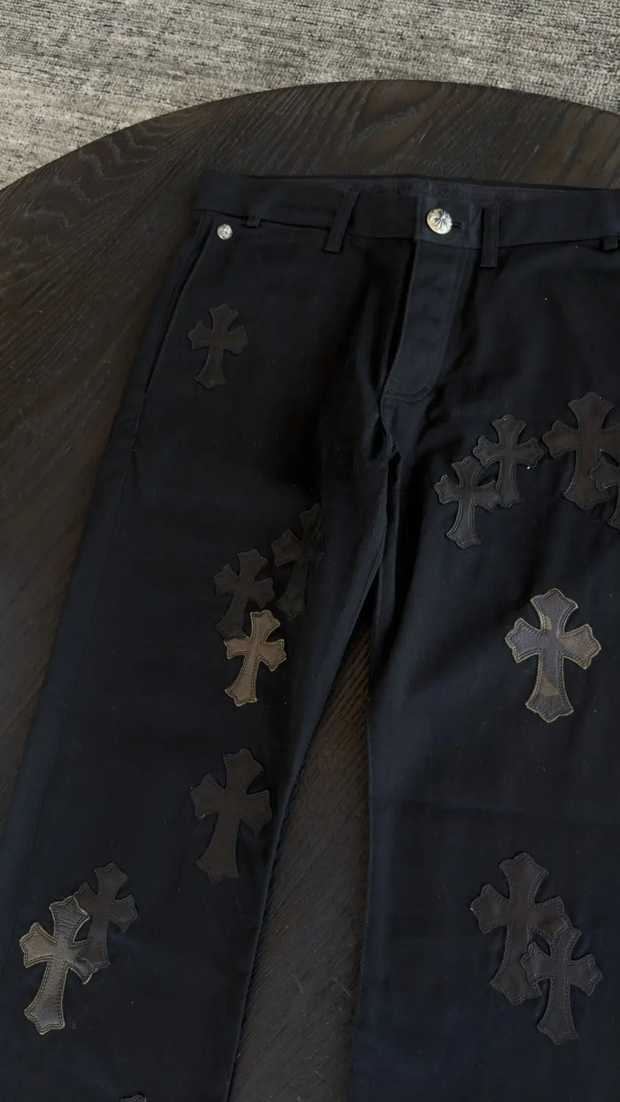 Chrome Hearts Vintage Levi's Cross Patch Denim Jeans Size 32 Chrome Hearts