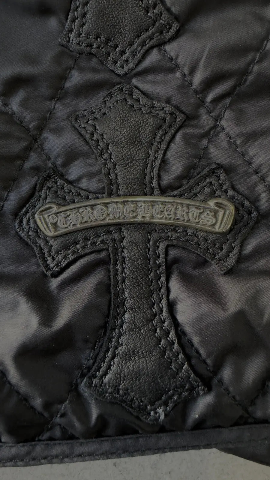 Chrome Hearts Spinal Cross Patch Vest