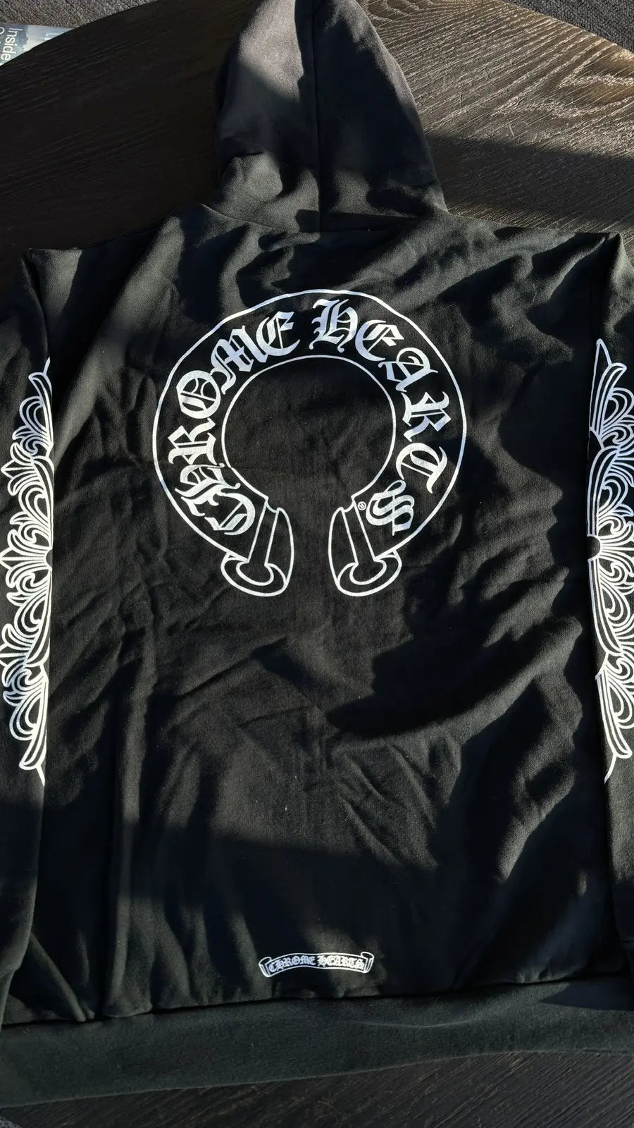 Chrome Hearts Horse Shoe Floral Hoodie Size XXL Chrome Hearts
