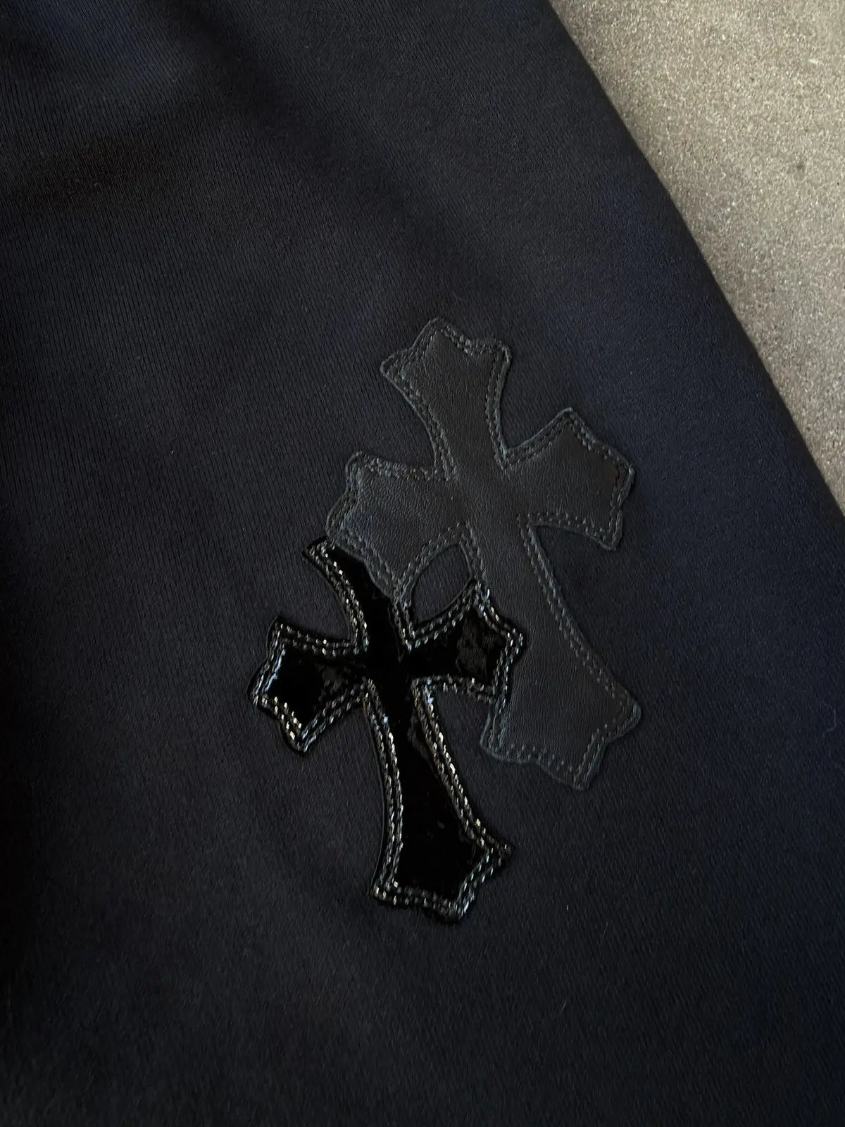 Chrome Hearts Flooded Cross Patch Sweatpants