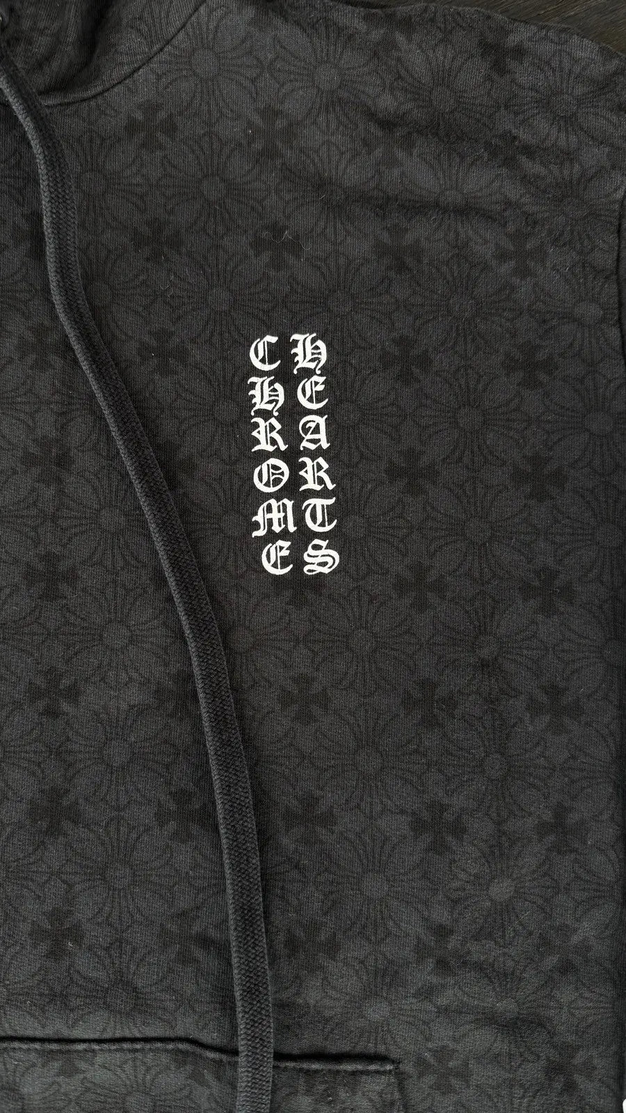 Chrome Hearts Monongram Vertical Logo Hoodie Chrome Hearts