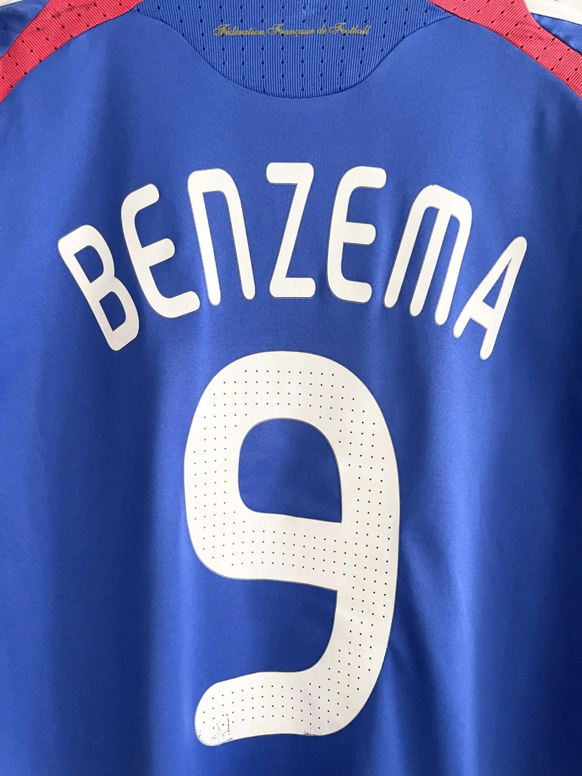 2007-08 France Home Jersey #9 Benzema