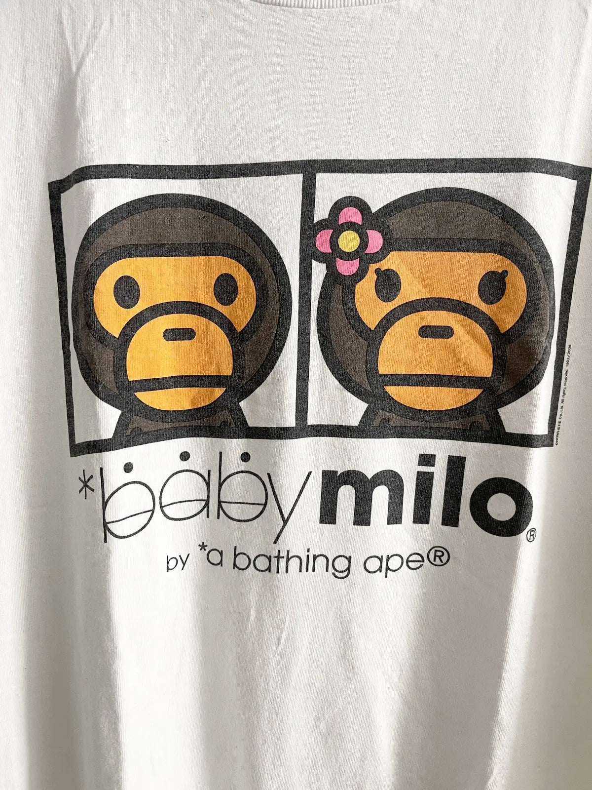 2008 Bape Baby Milo & Lisa Family Photo Tee