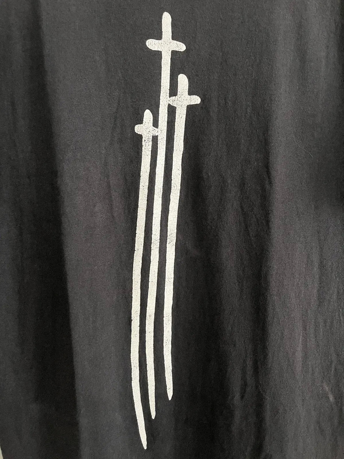 2000s Chrome Hearts Triple Flight Crosses Pocket Tee