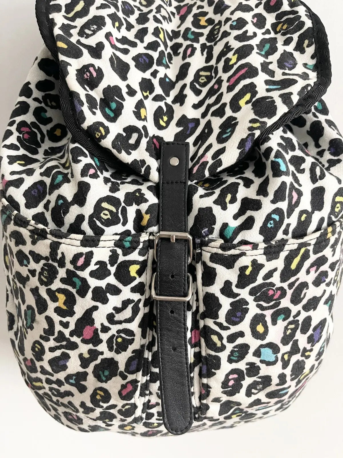 2010s Bape Leopard Camo Belt Buckle Backpack