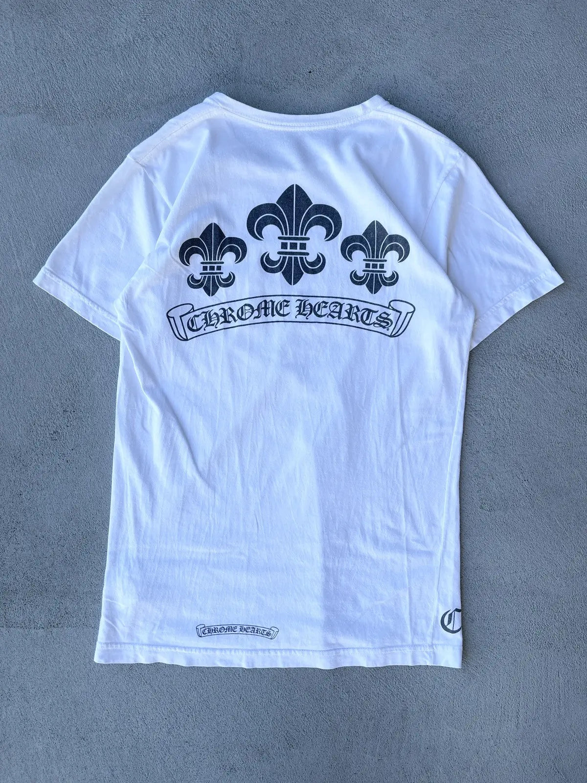 2010s Chrome Hearts Triple Crosses Logo Pocket Tee