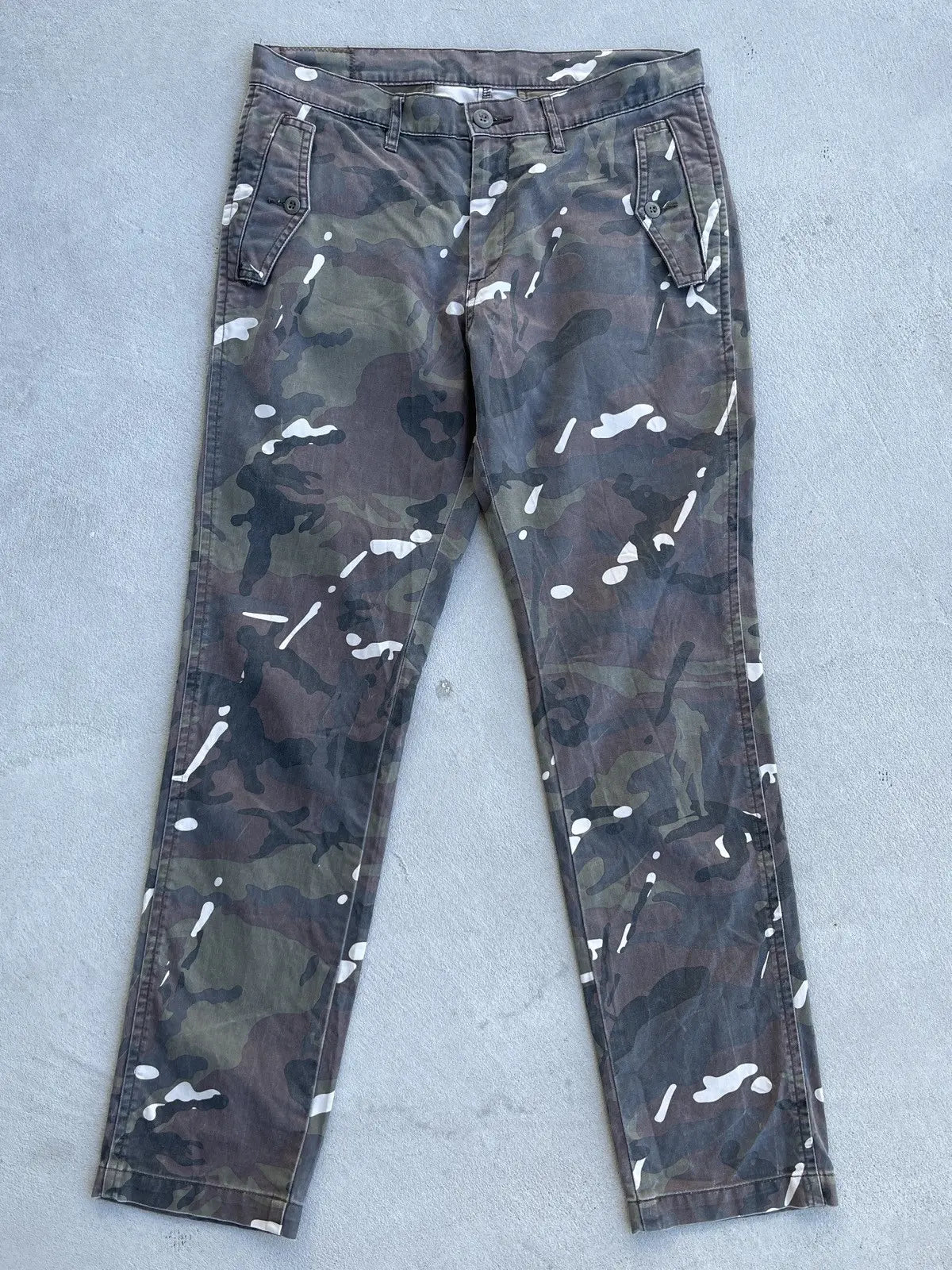 1990s Hysteric Glamour Camo Splash Pants