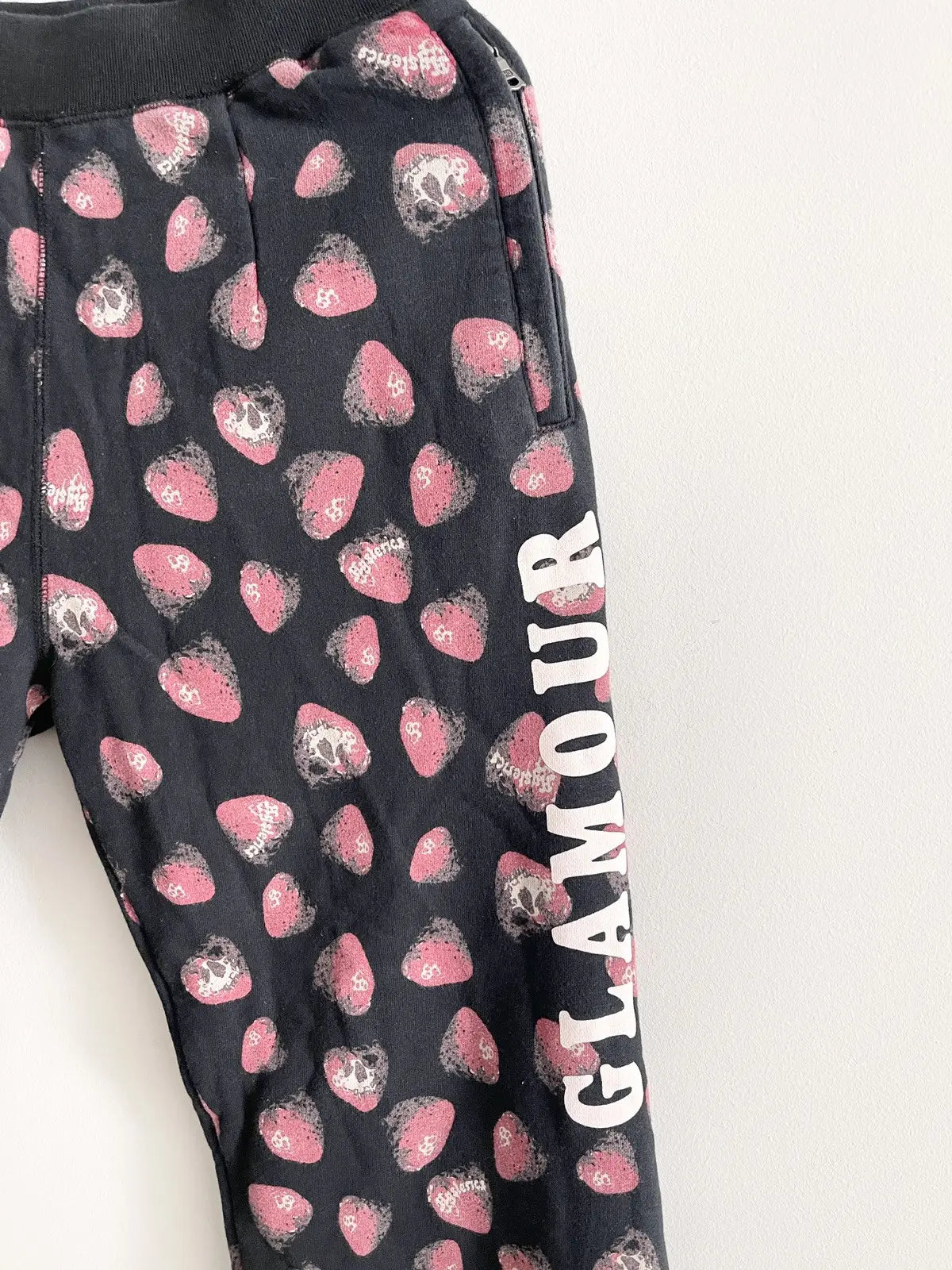 2000s Hysteric Glamour Strawberry Skull Sweatpants