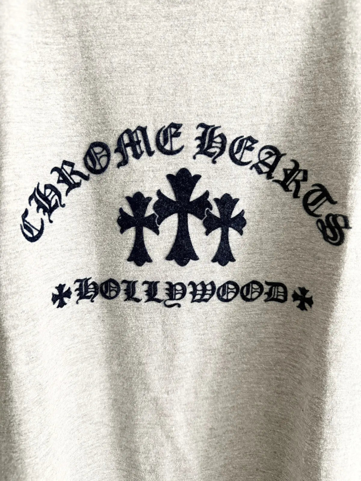 Chrome Hearts Triple Cross Cropped Tank Top