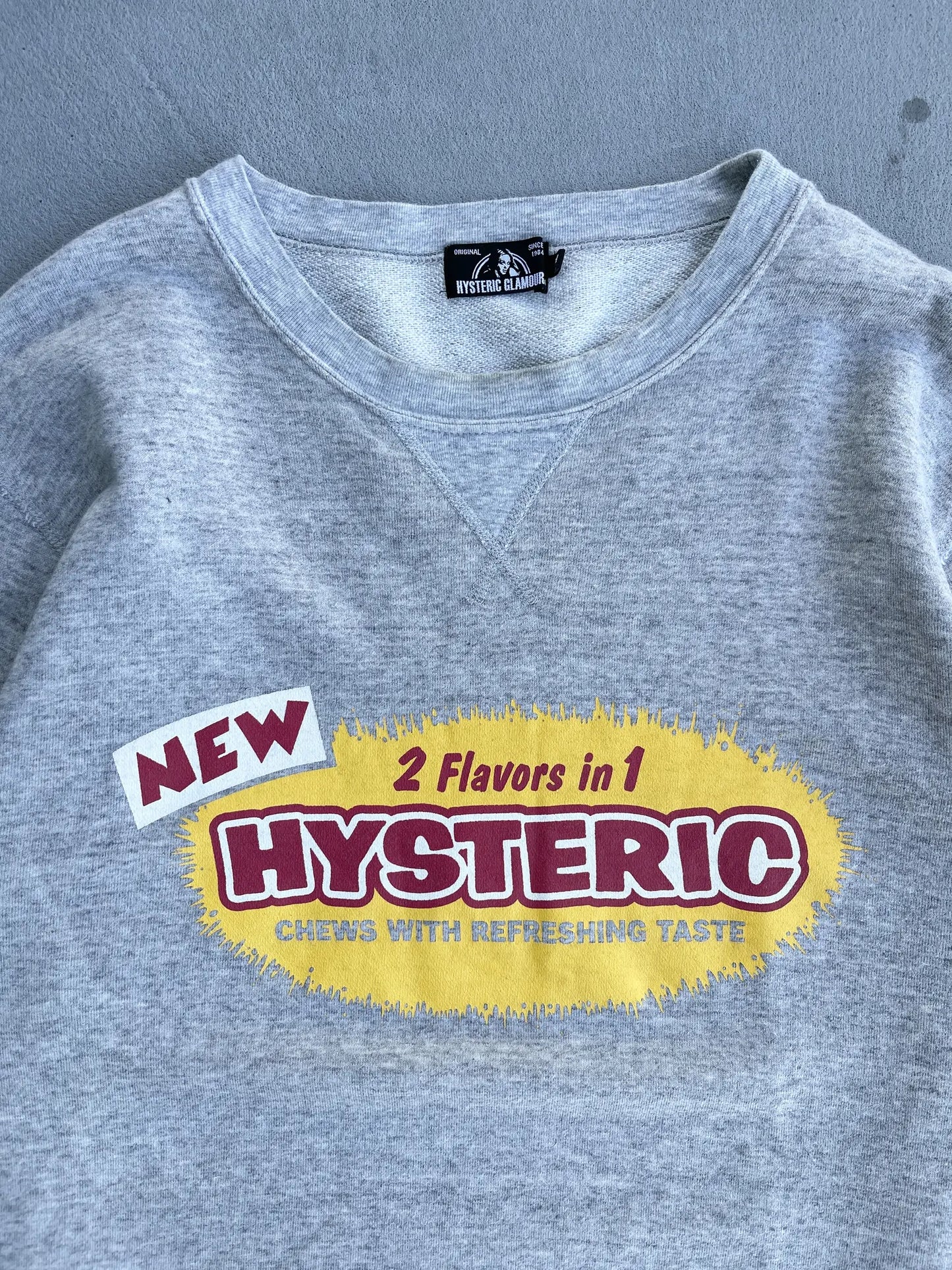 2010s Hysteric Glamour Chewing Gum Logo Sweatshirt