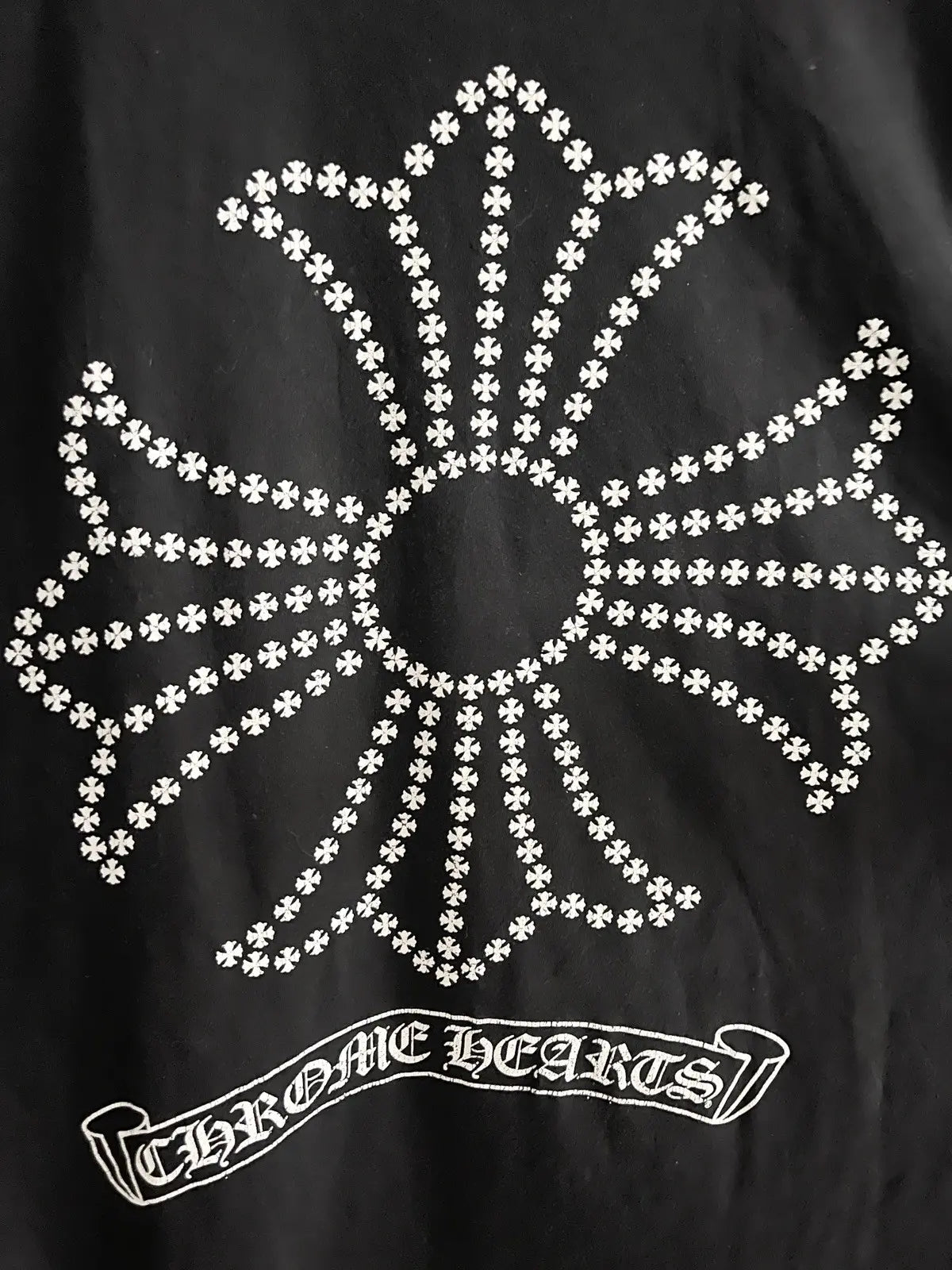 2000s Chrome Hearts Fancy Link Cross Logo Tee