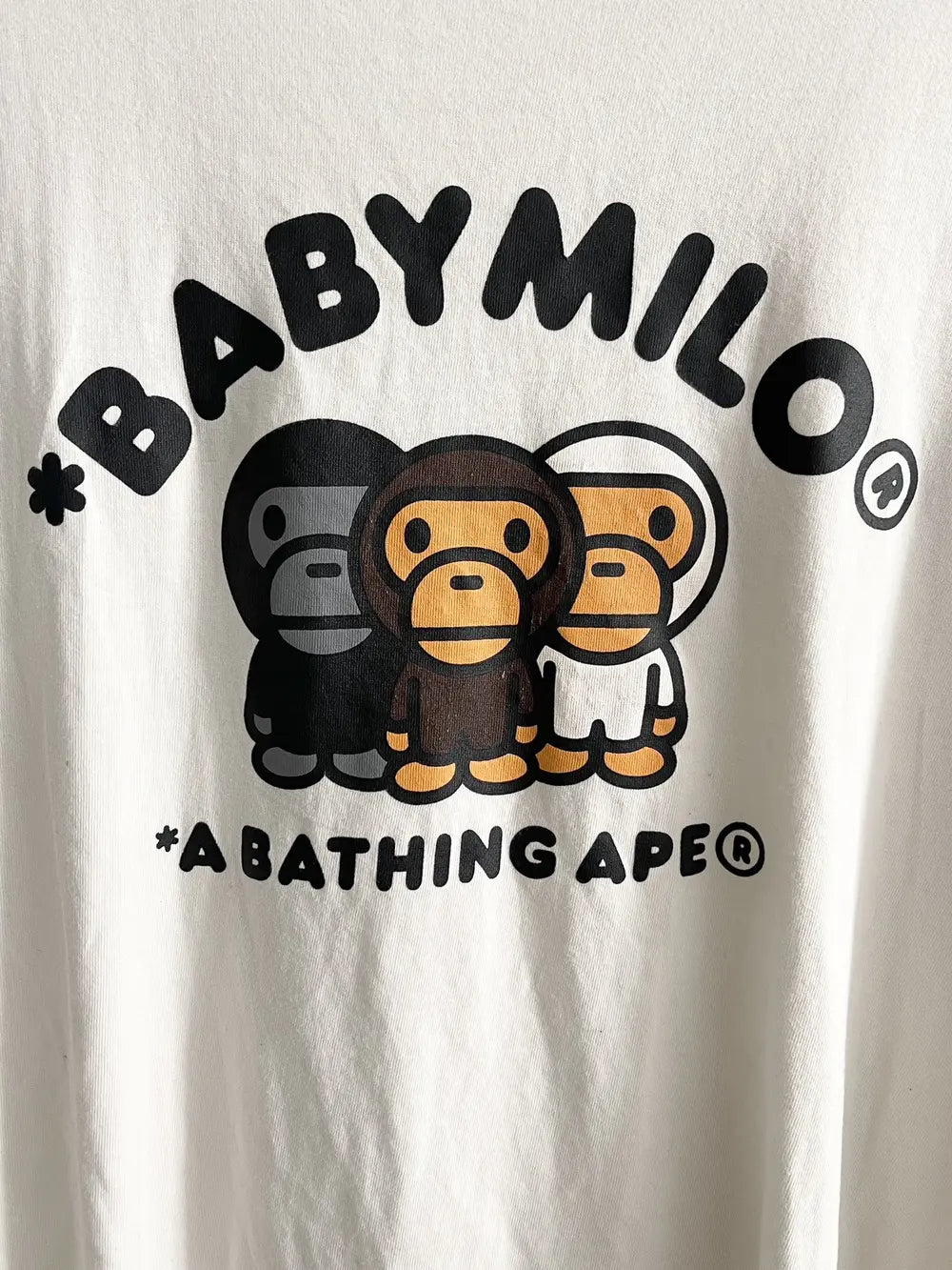 2000s Bape Baby Milo Family College Logo Tee