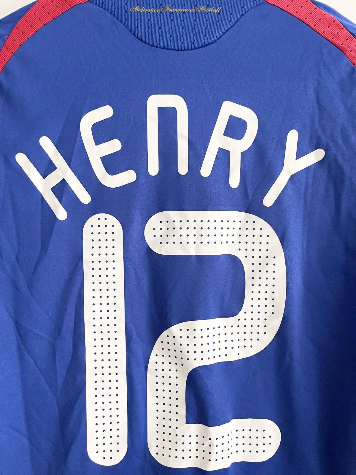 2007-08 France Home Jersey #12 Henry