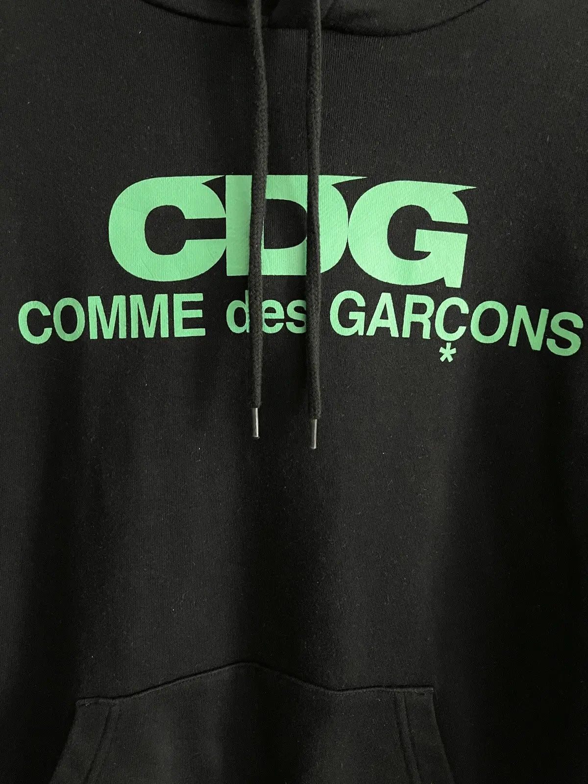 2010s Comme Des Garçons CDG Green Logo Hoodie