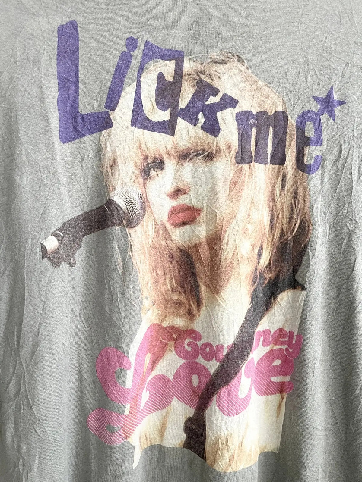 2010s Hysteric Glamour Courtney Love Lick Me Tee