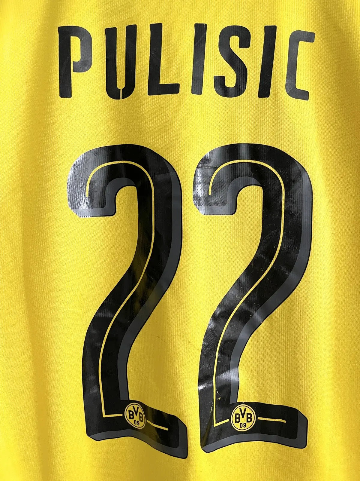 2017-18 Borussia Dortmund Home Jersey #22 Pulisic