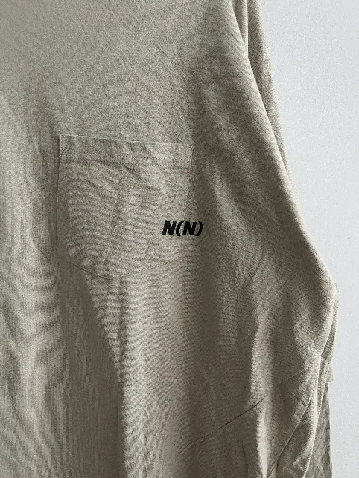 2010s Number (N)ine Double Layer Jumbo Logo LS Tee