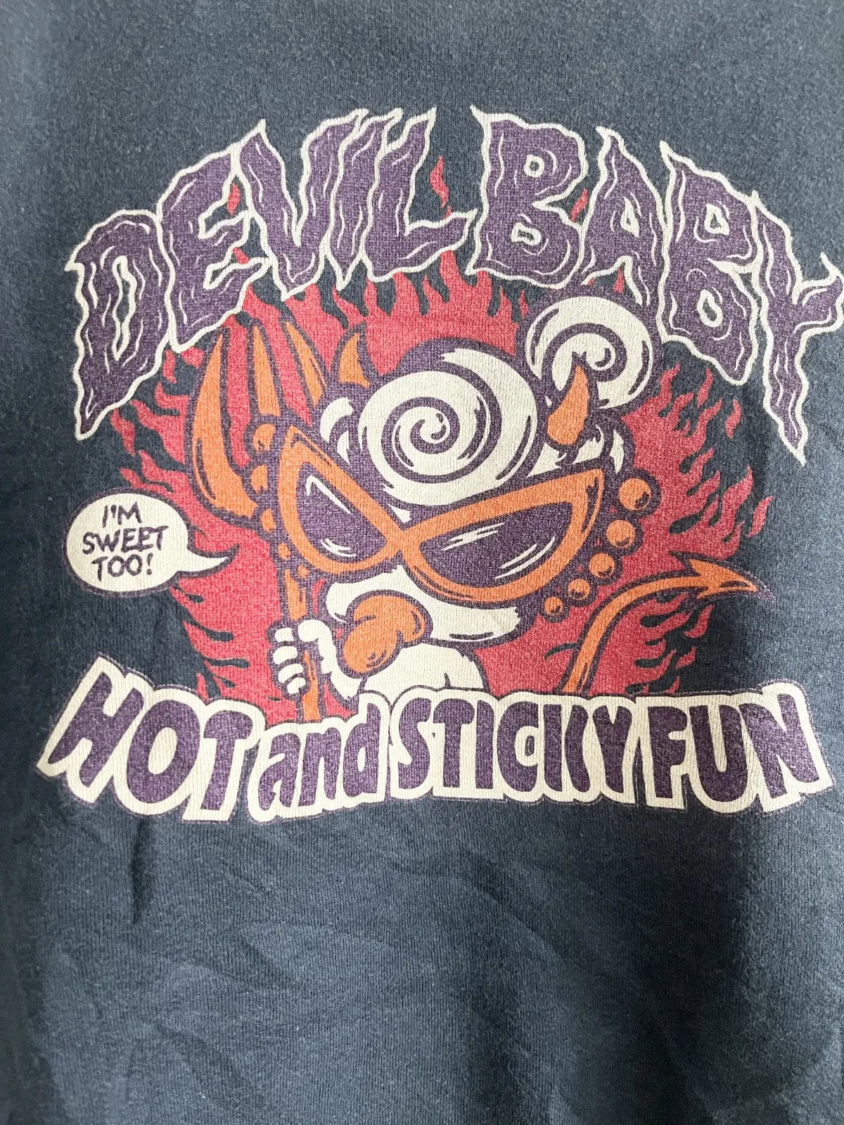 1990s Hysteric Glamour Devil Baby Flame Vest
