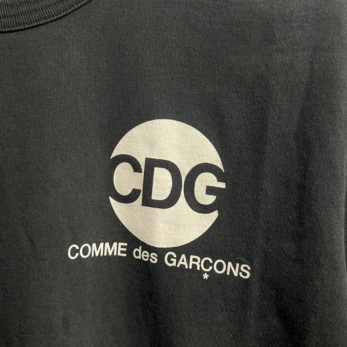 2010s Comme Des Garçons CDG Japanese Flag Logo Tee