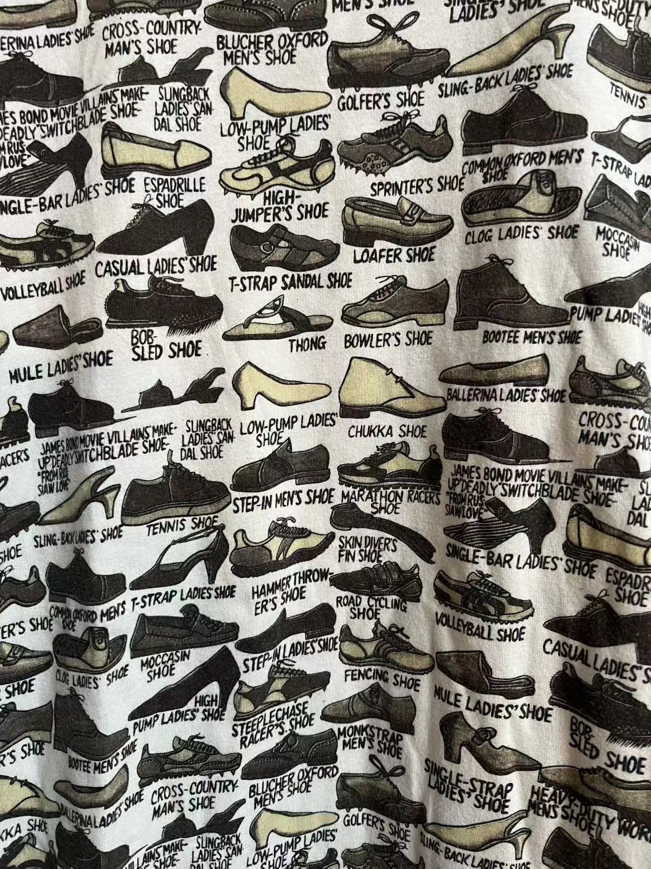 2000s Comme Des Garçons Shirt Shoe Designs Tee