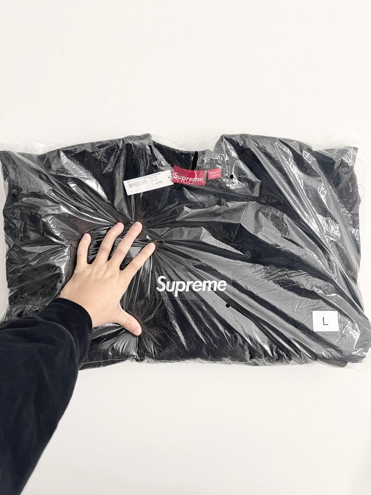 2018 Supreme Black Box Logo Sweatshirt