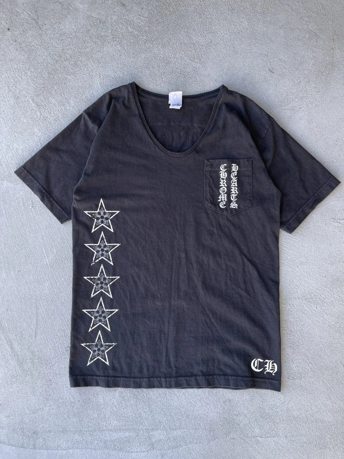 2000s Chrome Hearts Japan All Stars Pocket Tee