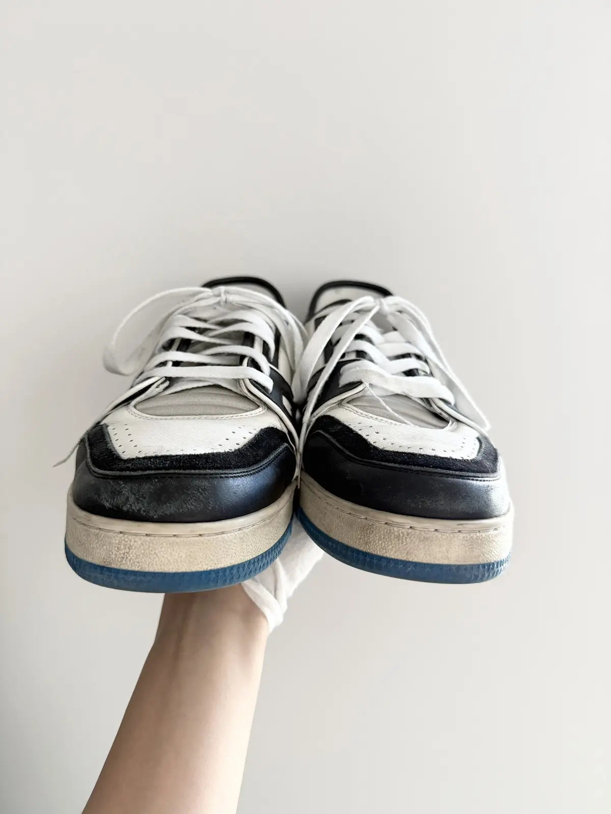 Louis Vuitton Trainer Virgil Abloh White Black Blue