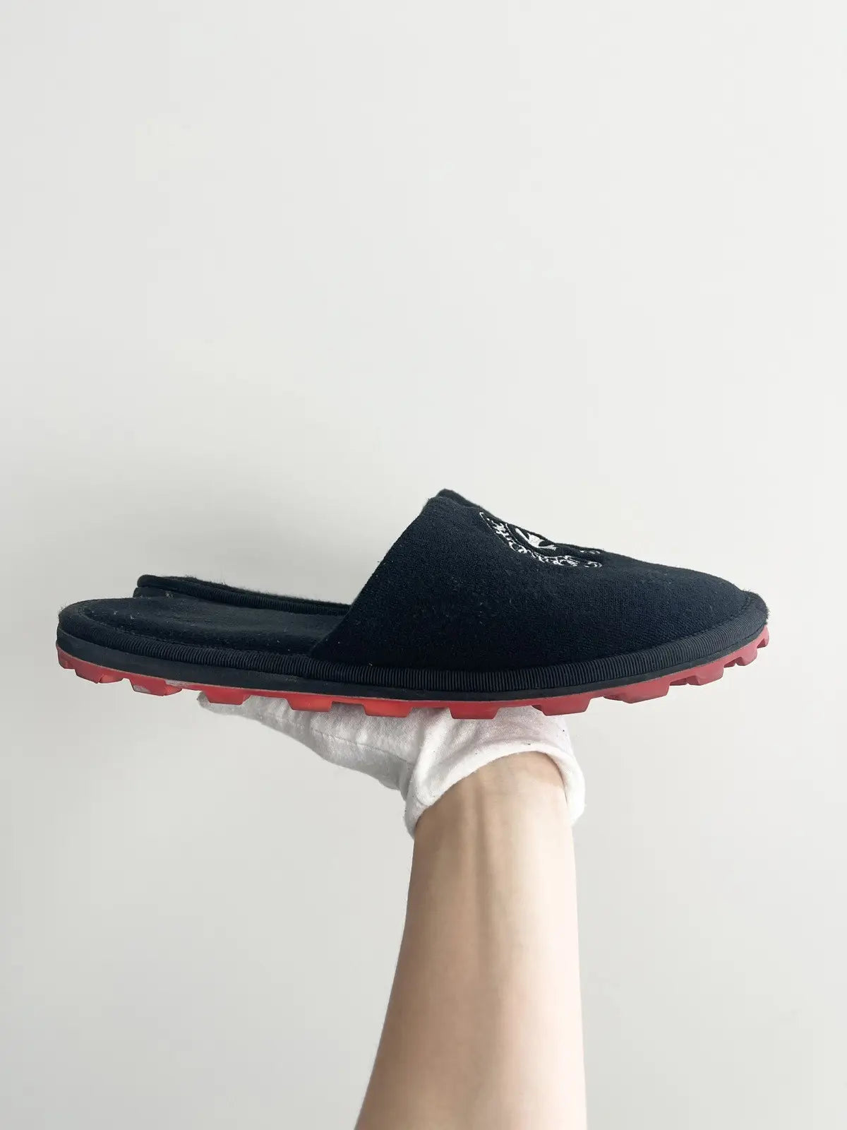 Chrome Hearts Jumbo Embroidered Horseshoe Slippers