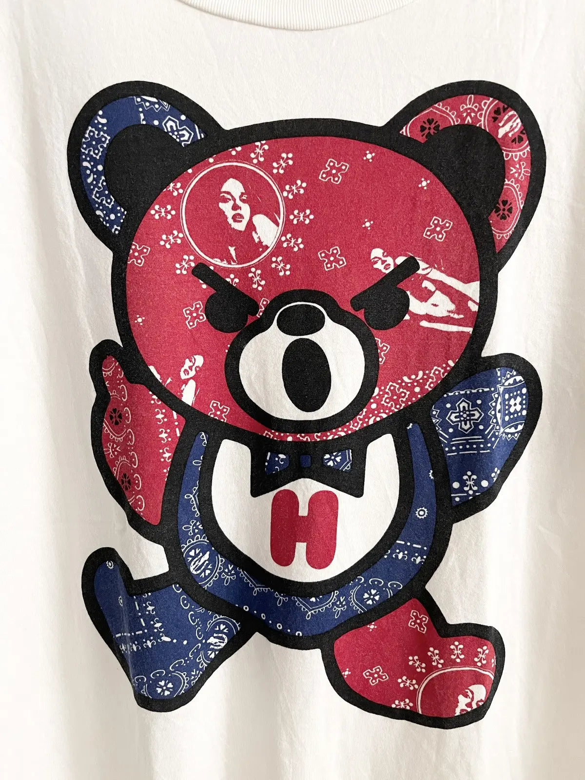 2010s Hysteric Glamour Bandana Angry Bear Tee