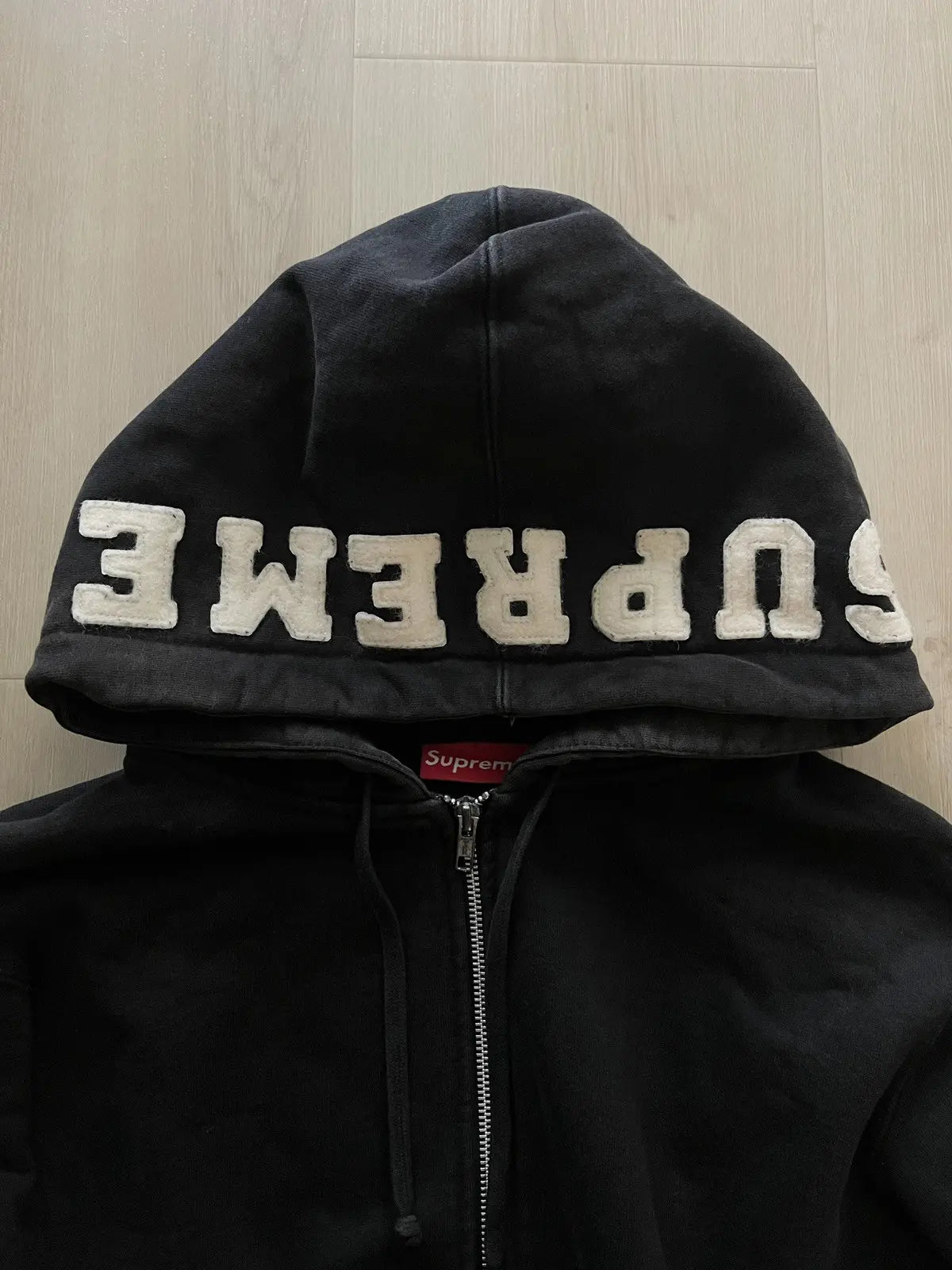 2010s Supreme Hooded Logo Hoodie