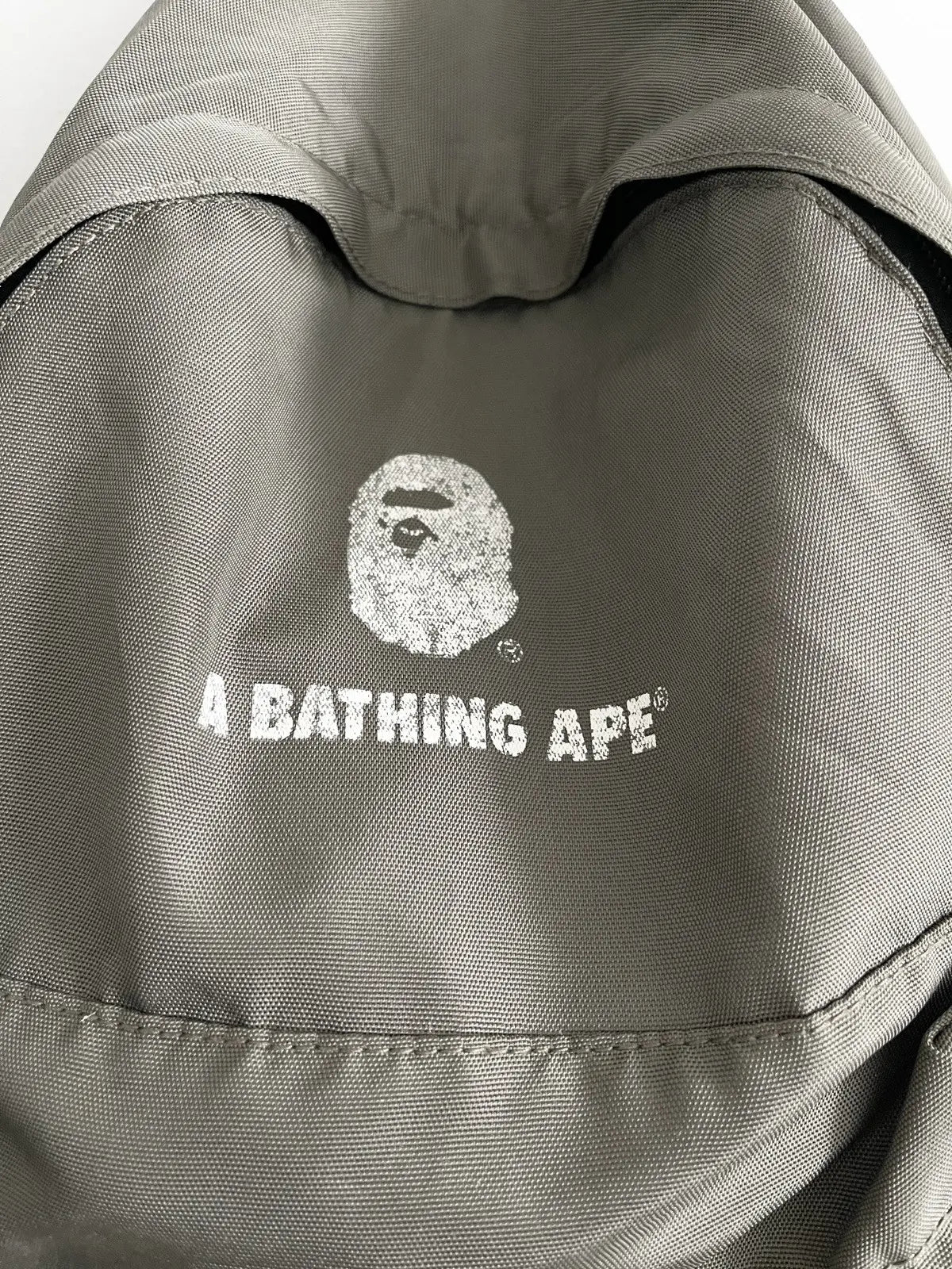 2010s Bape Logo Military Olive Backpack