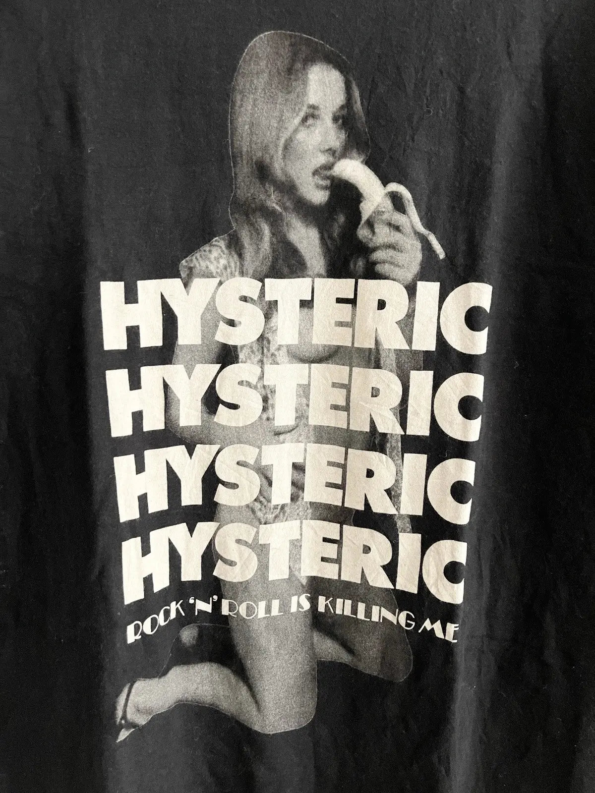 2010s Hysteric Glamour Nude Girl Loves Banana Tee