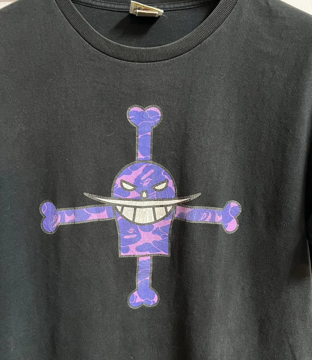 2012 BAPE x One Piece Whitebeard Logo Tee