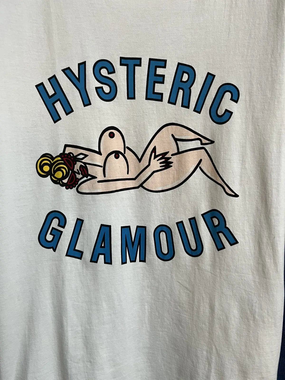 2010s Hysteric Glamour Nude Girl Portrait Tee