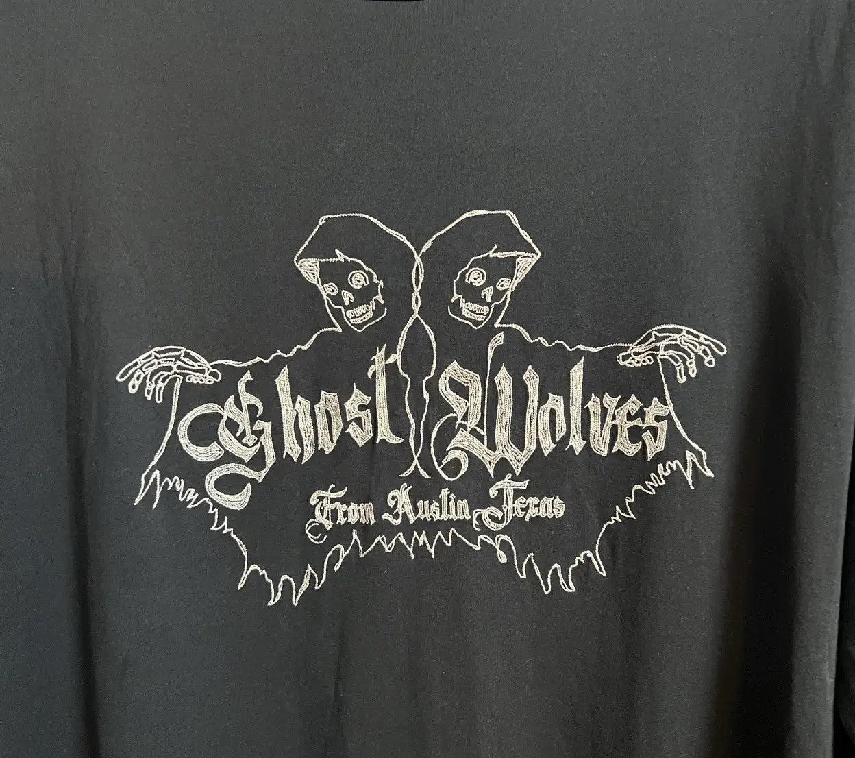 2010s Hysteric Glamour Ghost Wolves Embroidered Tee