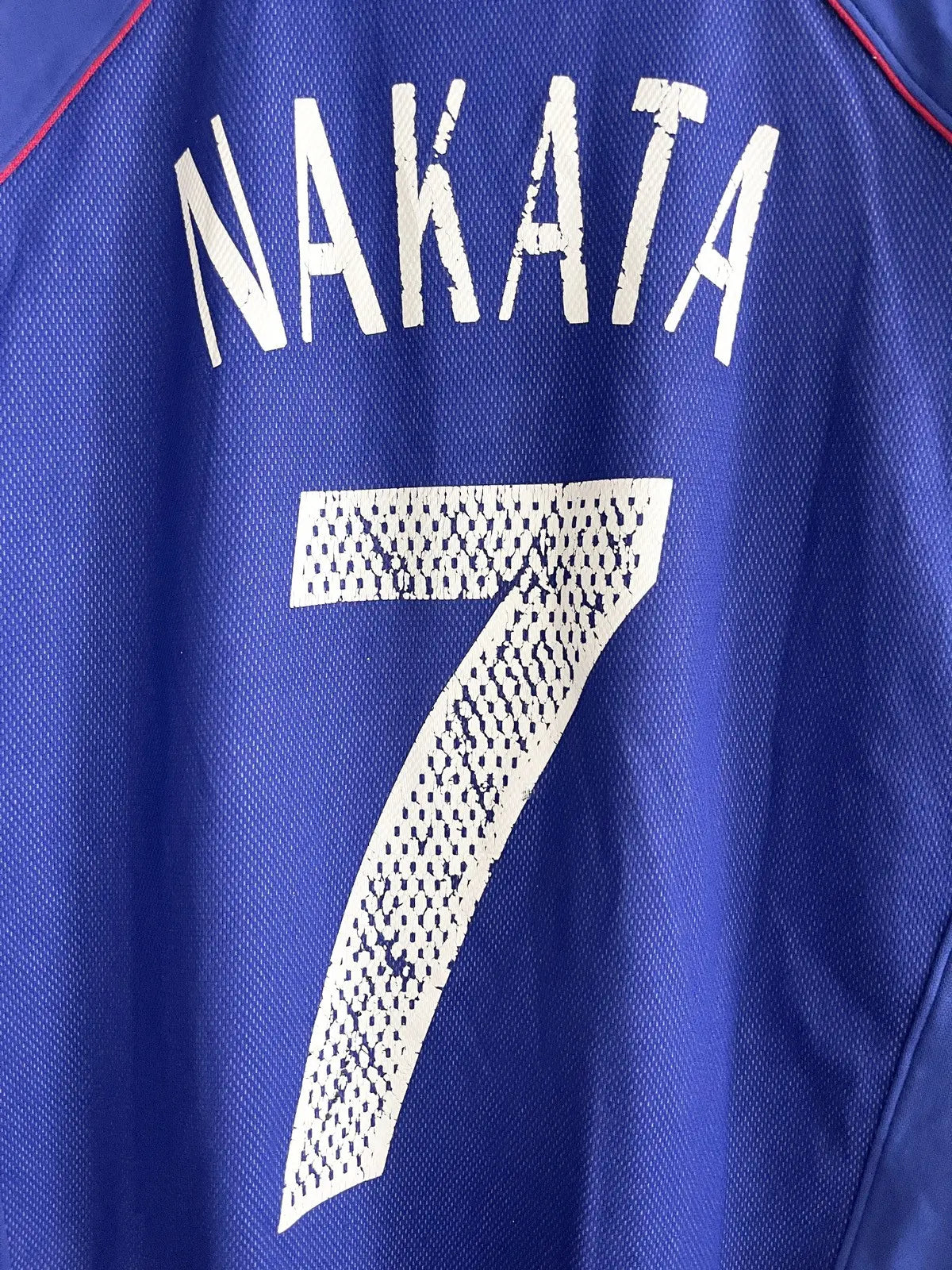 2002 Japan World Cup Home Jersey #7 Nakata