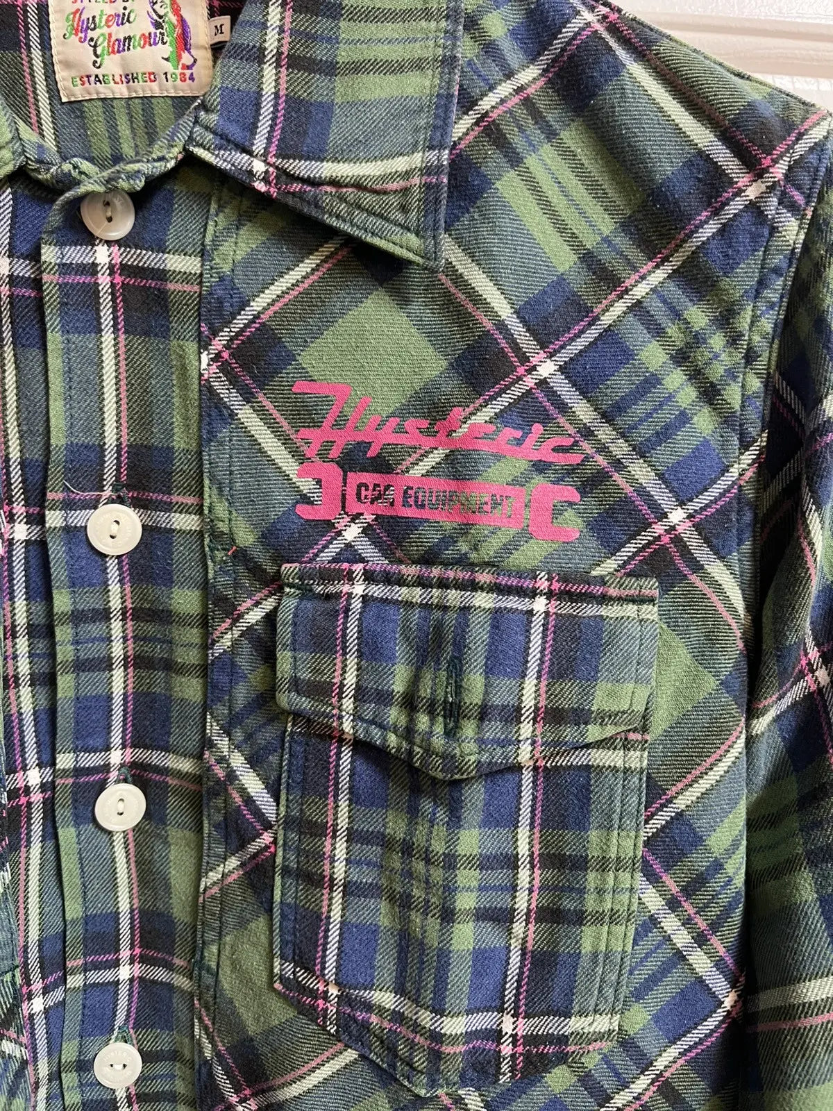 2000s Hysteric Glamour Premium Garage Flannel Shirt