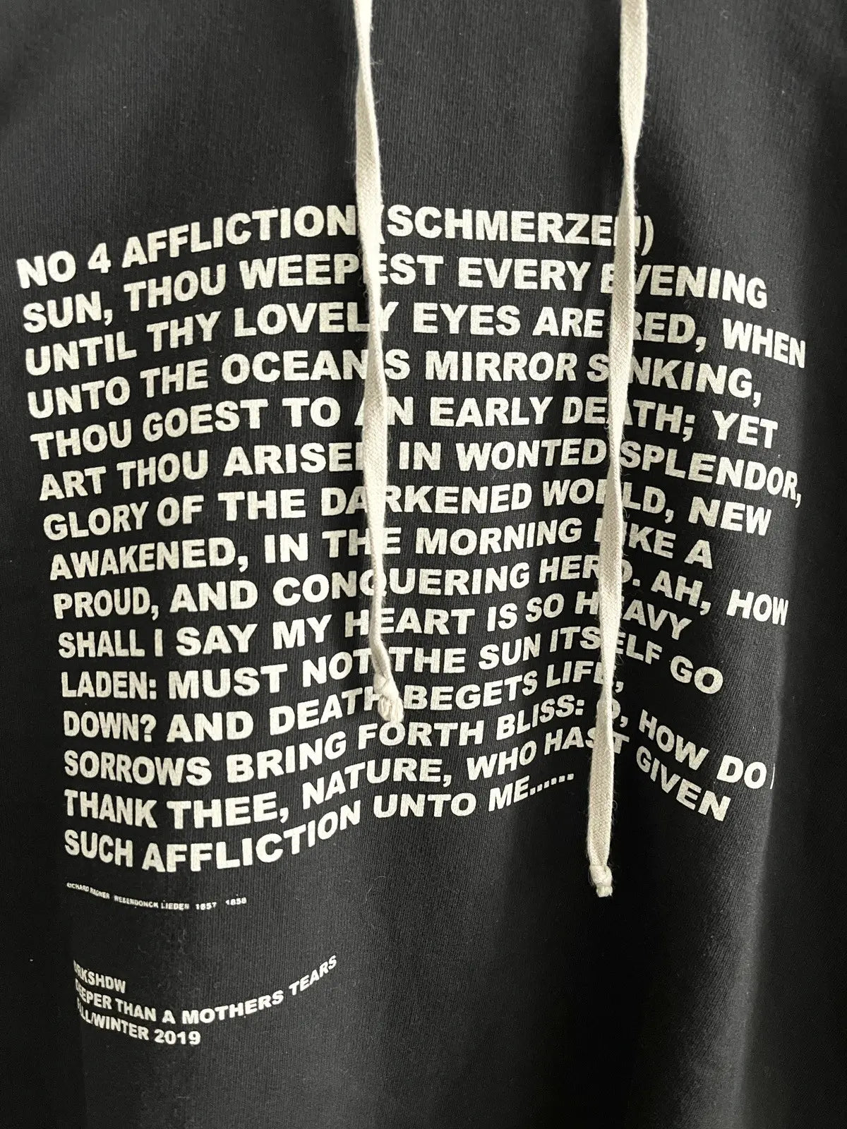 AW19 Rick Owens Drkshdw Poem Hoodie