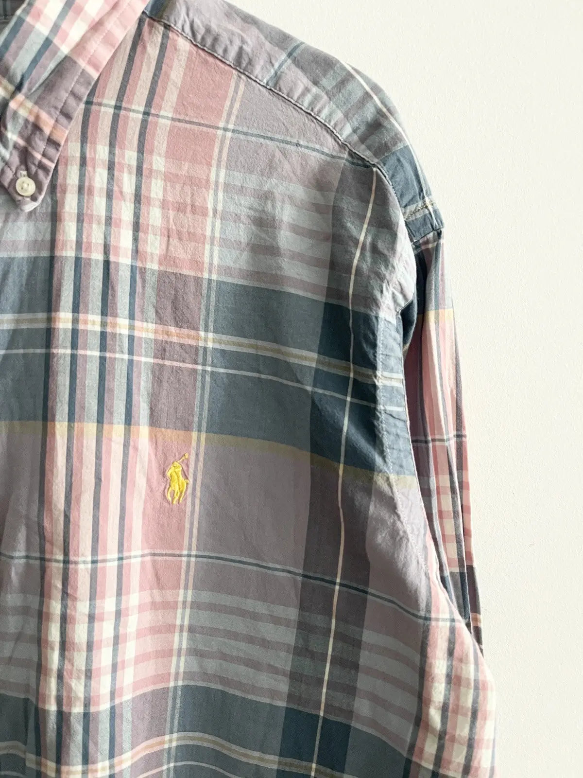 2000s Ralph Lauren Polo Pink Flannel Shirt