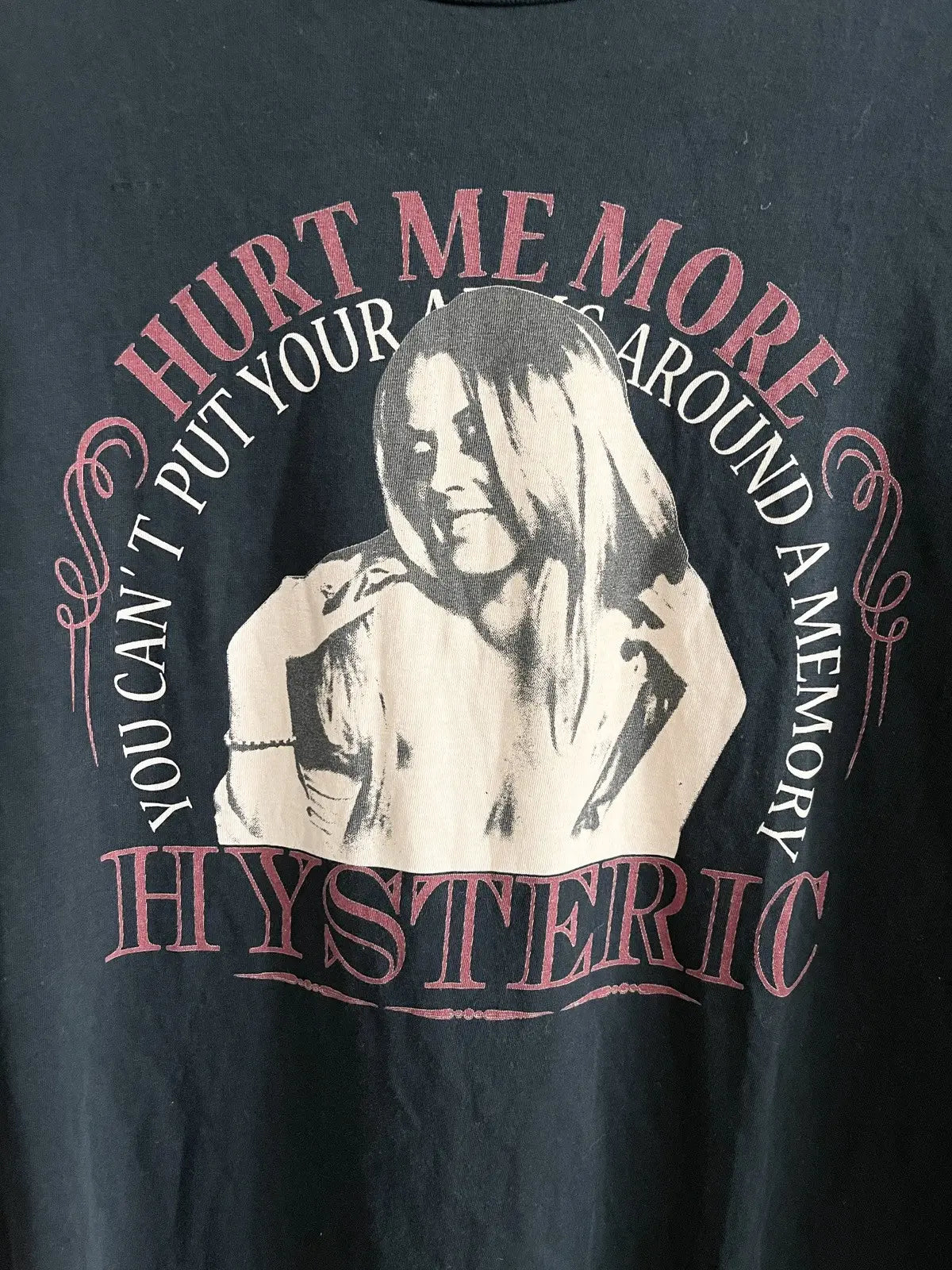 2000s Hysteric Glamour Nude Girl Hurt Me More LS Tee